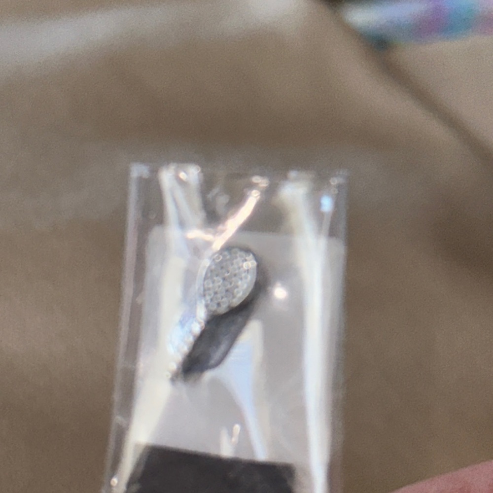 KEEP Collective silver tennis racquet charm NWT
